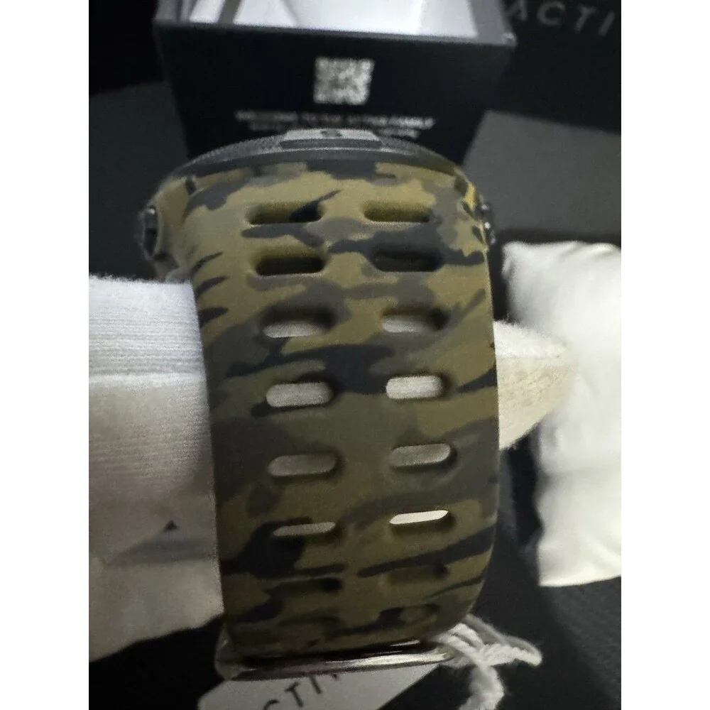 Men’s Camo Activa Digital Quartz Sport Watch Rubber Strap 50mm case Backlight